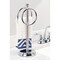 mDesign Metal Fingertip Towel Holder for Bath Vanity Countertop